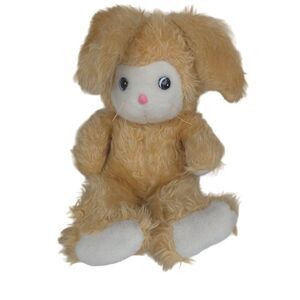 Vintage Knickerbocker Animals of Distinction Fuzzy Bunny Rabbit Plush Toy